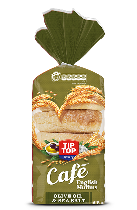 Tip Top Muffin - Olive Oil & Sea Salt - 6Pk