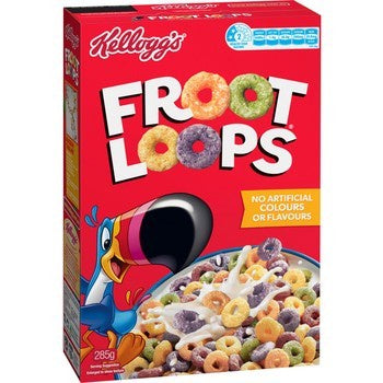 Kelloggs Froot Loops Cereal 285g