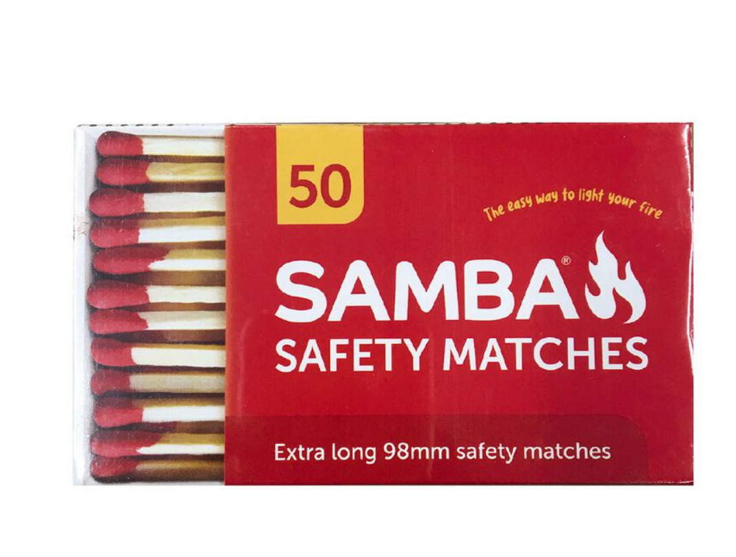 Samba Matches BBQ 98mm