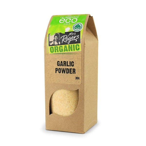 Mrs Rogers Organic Garlic Powder 30g