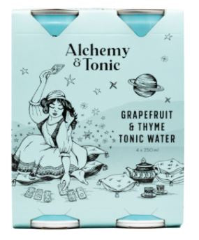 Alchemy & Tonic Grapefruit & Thyme Tonic Water 4pk x 250ml*