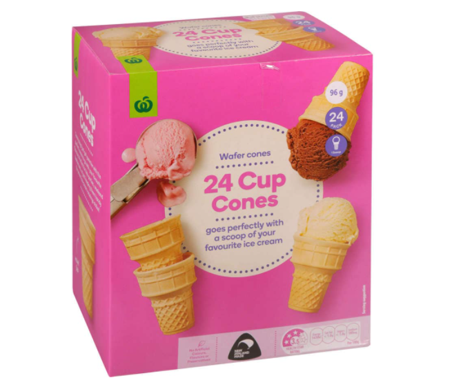 Countdown Cone Cups 24pk