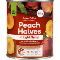 Countdown Peach Halves in Syrup 820g