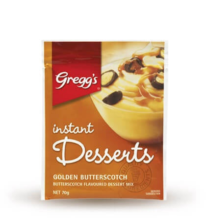 Greggs Instant Desserts Golden Butterscotch 70g*