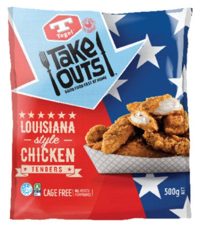 Tegel Take Outs Louisiana Style Chicken Tenders 500g*