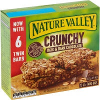 Nature Valley Crunchy Dark Chocolate Muesli Bars 6pk 252g