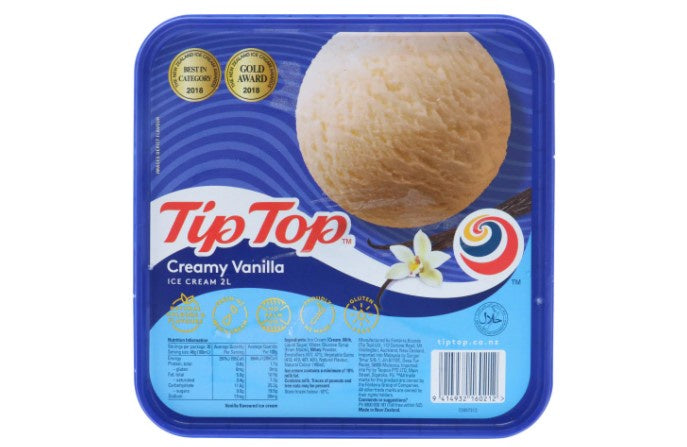 Tip Top Vanilla Ice Cream 2L