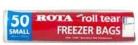 Rota Roll Tear Freezer Bags Small 50pk 200m x 250mm