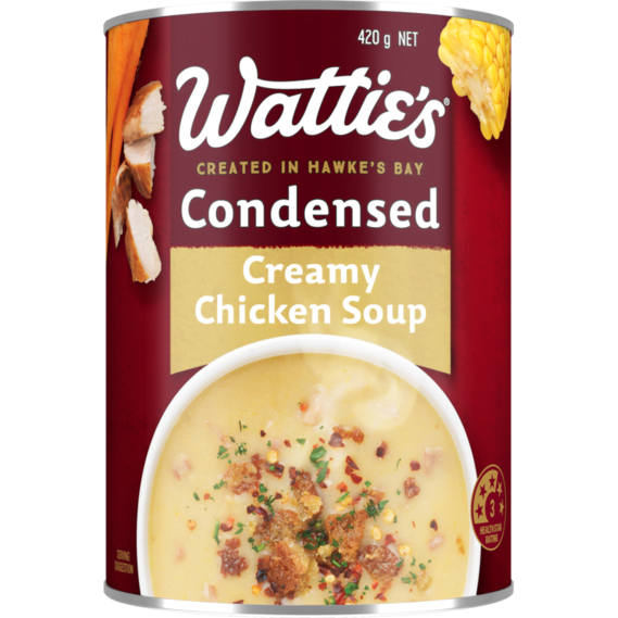 Watties Condensed Creamy Chicken Soup 420g