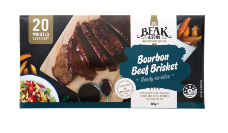 Beak&Sons Bourbon Beef Brisket 600g