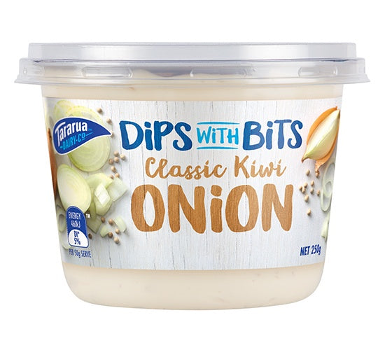 Tararua Classic Kiwi Onion Dips With Bits 250g