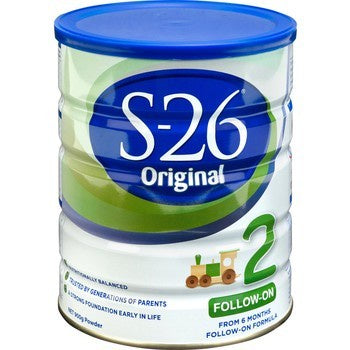 S-26 Original Follow On Stage 2 Infant Formula 900g