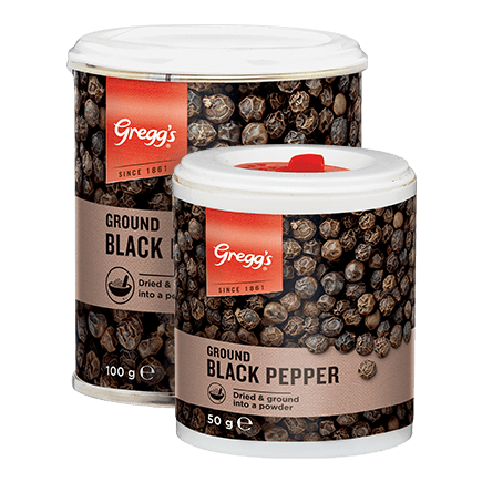 Greggs Ground Black Pepper Pot 100g*
