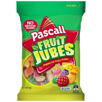 Pascall Fruit Jubes 180g*