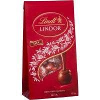 Lindt Lindor Milk Chocolates Pouch 125g