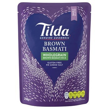 Tilda Wholegrain Brown Basmati Rice 250g