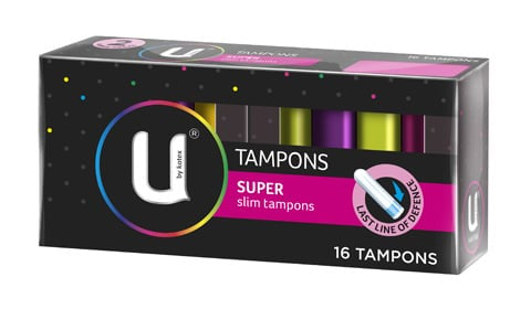 U by Kotex Super Slim Tampons 16pk