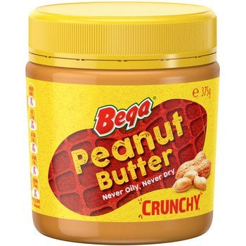 Bega Crunchy Peanut Butter Jar 375g*