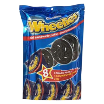 Wheelies Mini Chocolate Cookies 8pk 240g