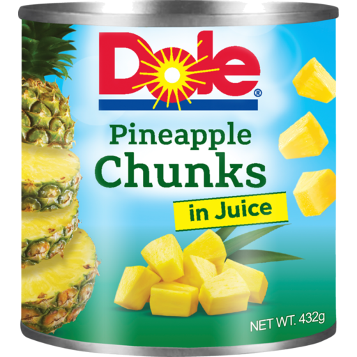 Dole Pineapple Chunks In Juice 432g