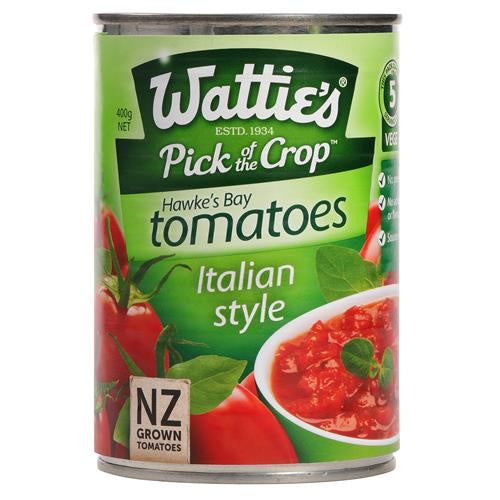 Watties Tinned Italian Style Tomatoes 400g