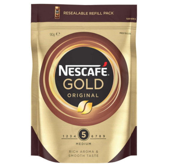 Nescafe Gold Instant Coffee Original Refill 90g