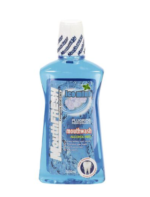 Mouthfresh Active Ice Mint Mouthwash 500ml