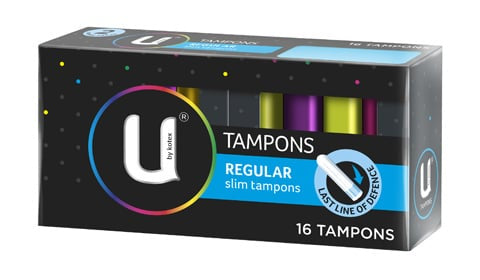 U by Kotex Regular Slim Tampons 16pk