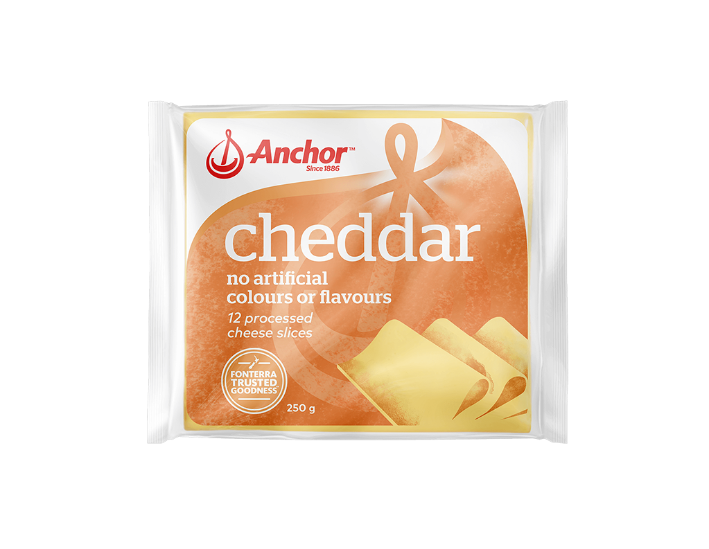 Anchor Cheddar Cheese Slices 250g