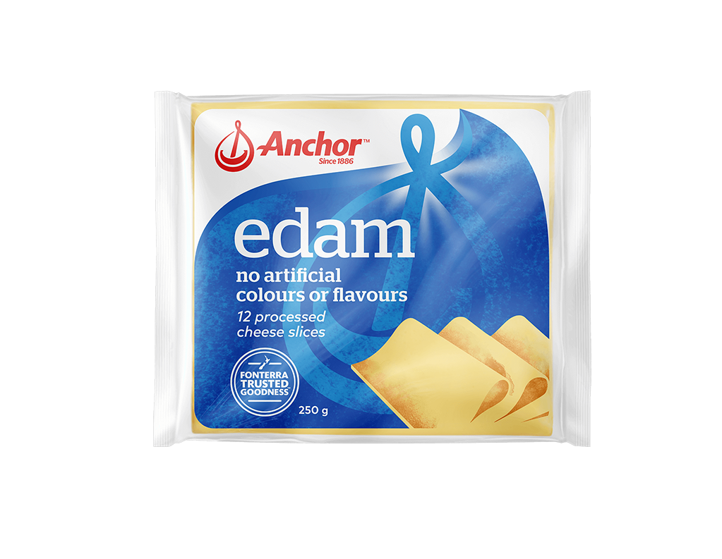 Anchor Edam Cheese Slices 250g