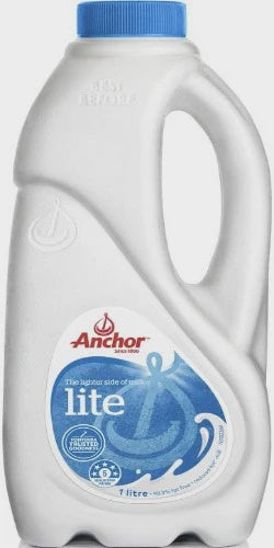 Anchor Lite Fat Free Milk 1L