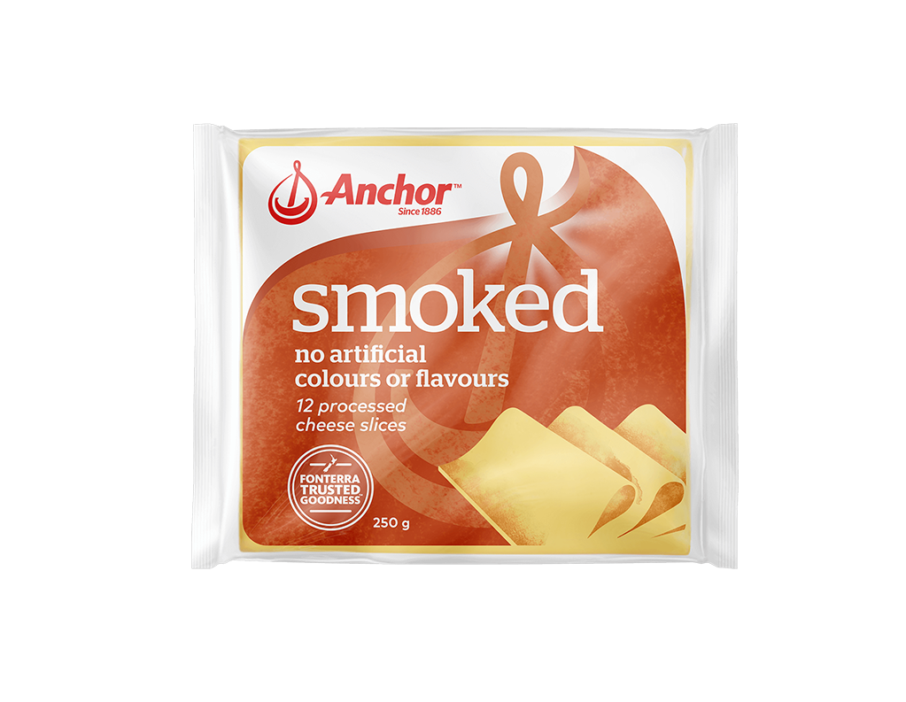 Anchor Smoked Cheese Slices 250g