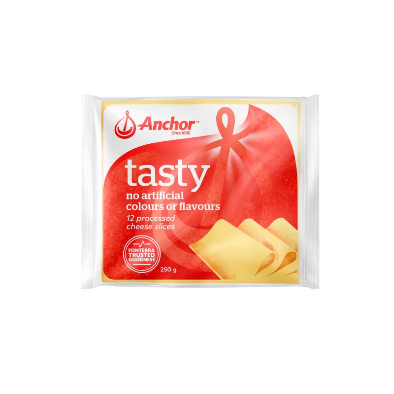 Anchor Tasty Cheese Slices 250g