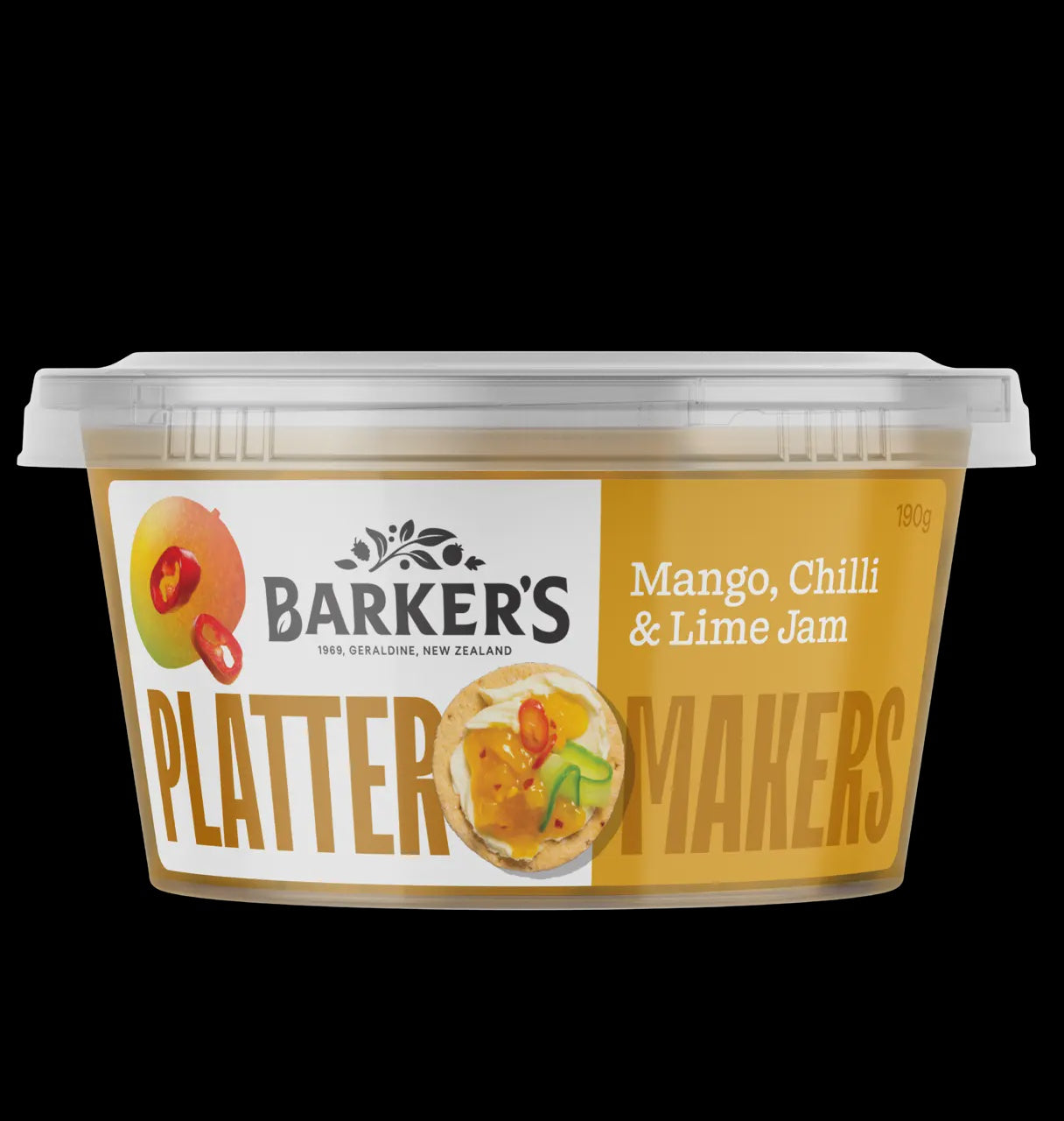 Barkers Platter Makers Mango Chilli & Lime Jam 190g*