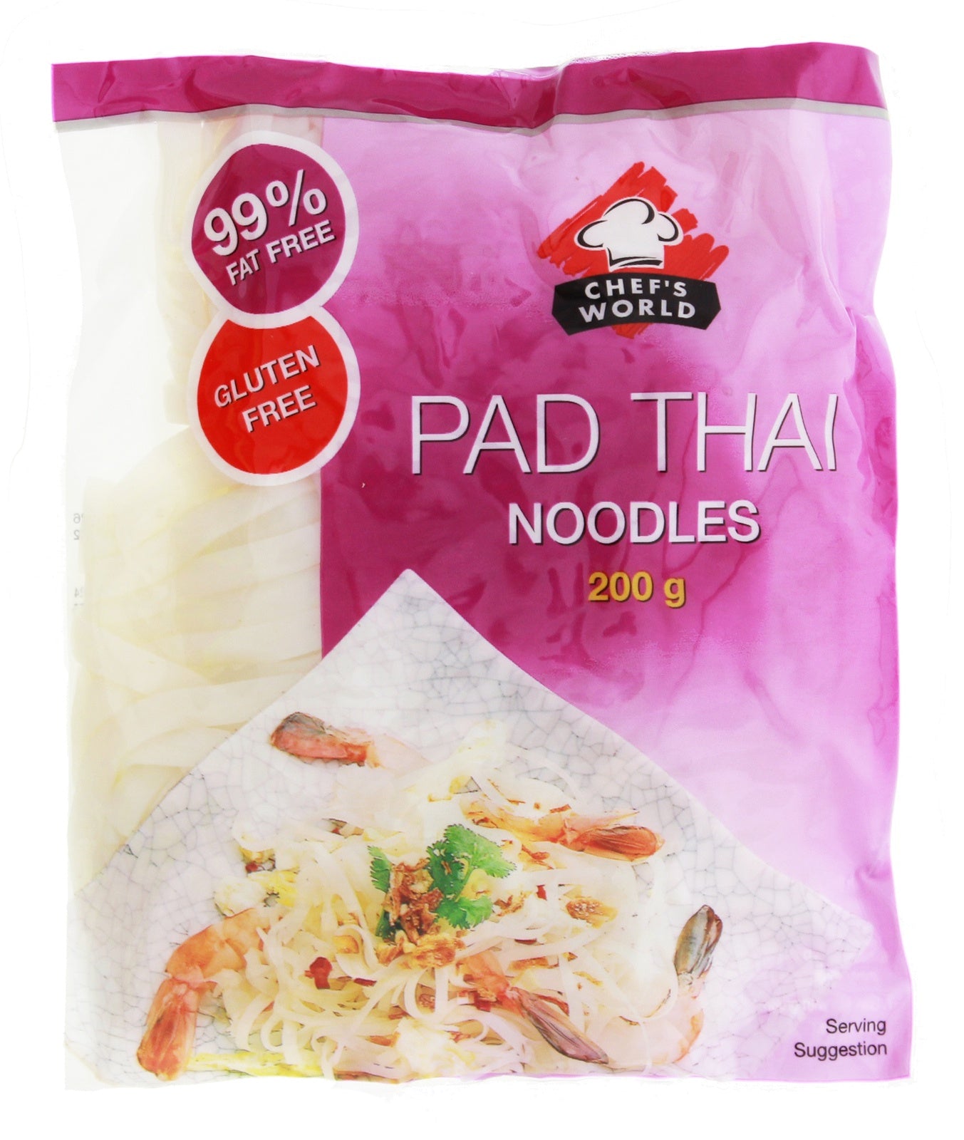 Chefs World Pad Thai Noodles (Wet) 200g*