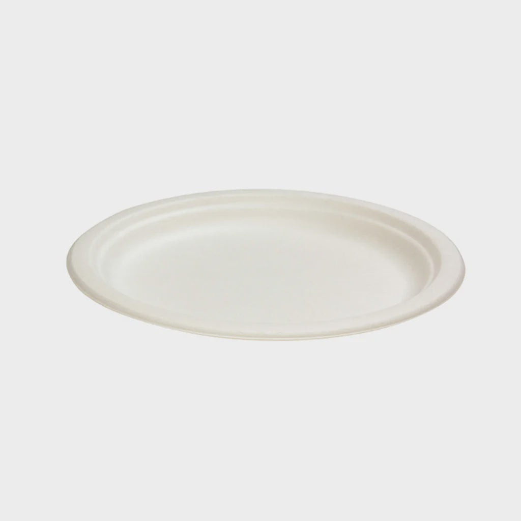 Carton Deal - Green Choice Sugar Cane Dinner Plate 229mm 50pk ( 10 Sleeves)