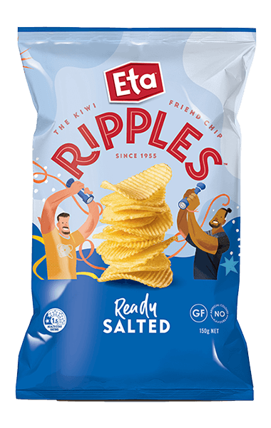 Eta Ripples Ready Salted Potato Chips 150g