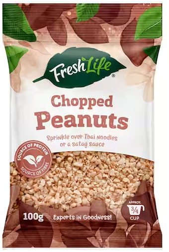 Fresh Life Chopped Peanuts 100g