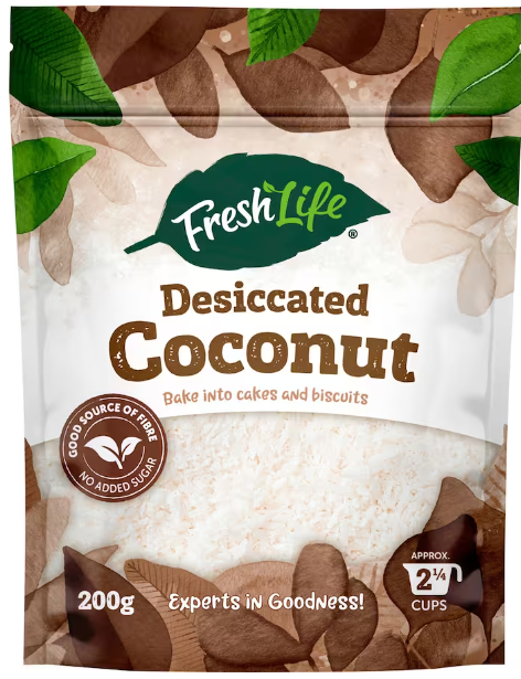 Fresh Life Desiccated Coconut 200g