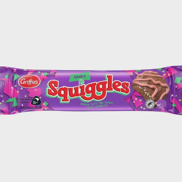 Griffins Squiggles Candy Chocolate Biscuits 215g