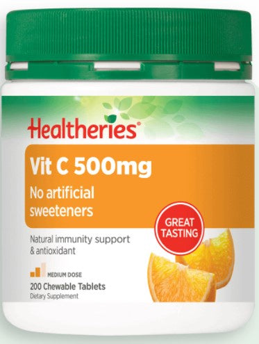 Healtheries Vit C 500mg Tab 200pk