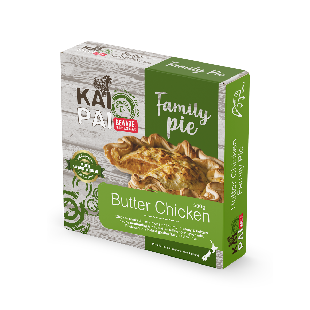 Kai Pai Butter Chicken Family Pie 500g