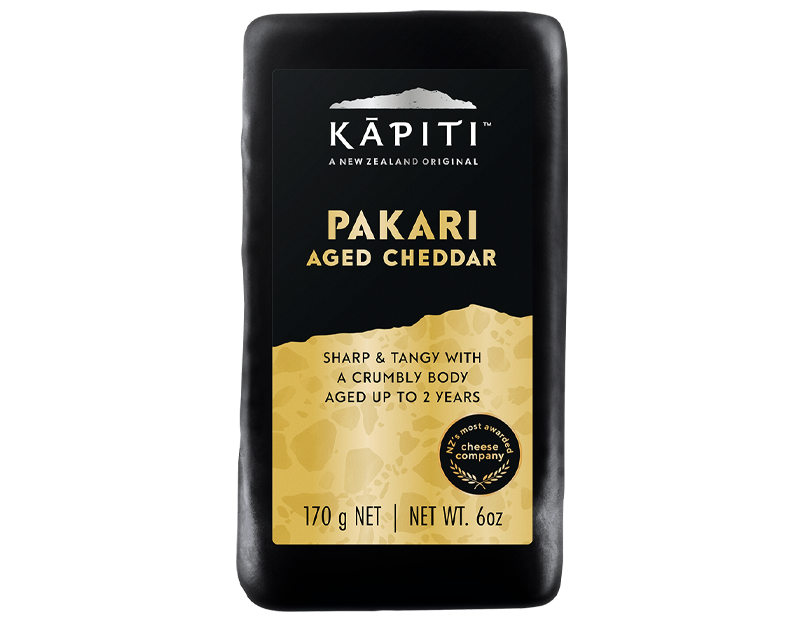 Kapiti Pakari Aged Cheddar Cheese Block 170g