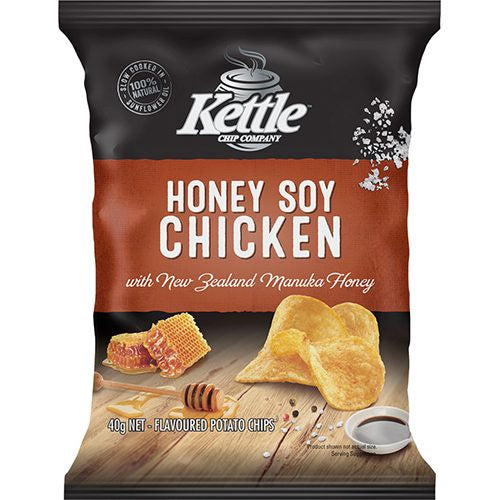 Kettle Chip Company Honey Soy Chicken Potato Chips 40g