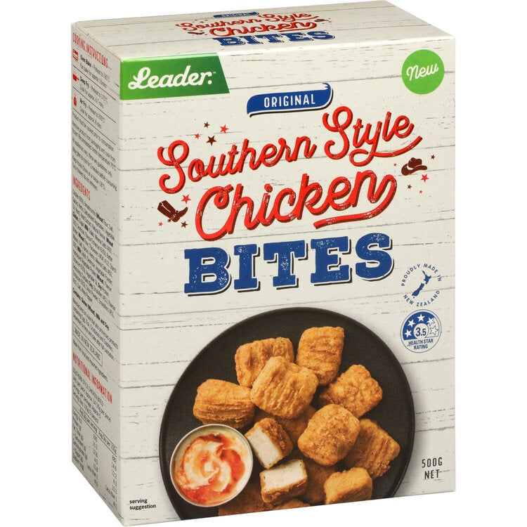 Leader Southern Style Chicken Bites 500g