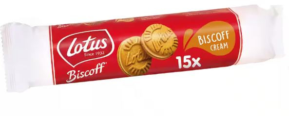 Lotus Biscoff Cream Sandwich Biscuits 150g