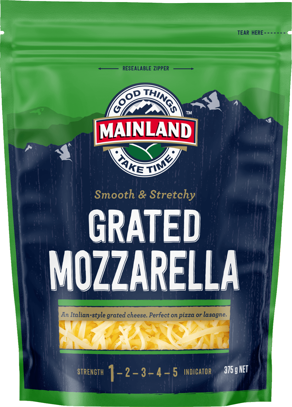 Mainland Mozzarella Grated Cheese 375g