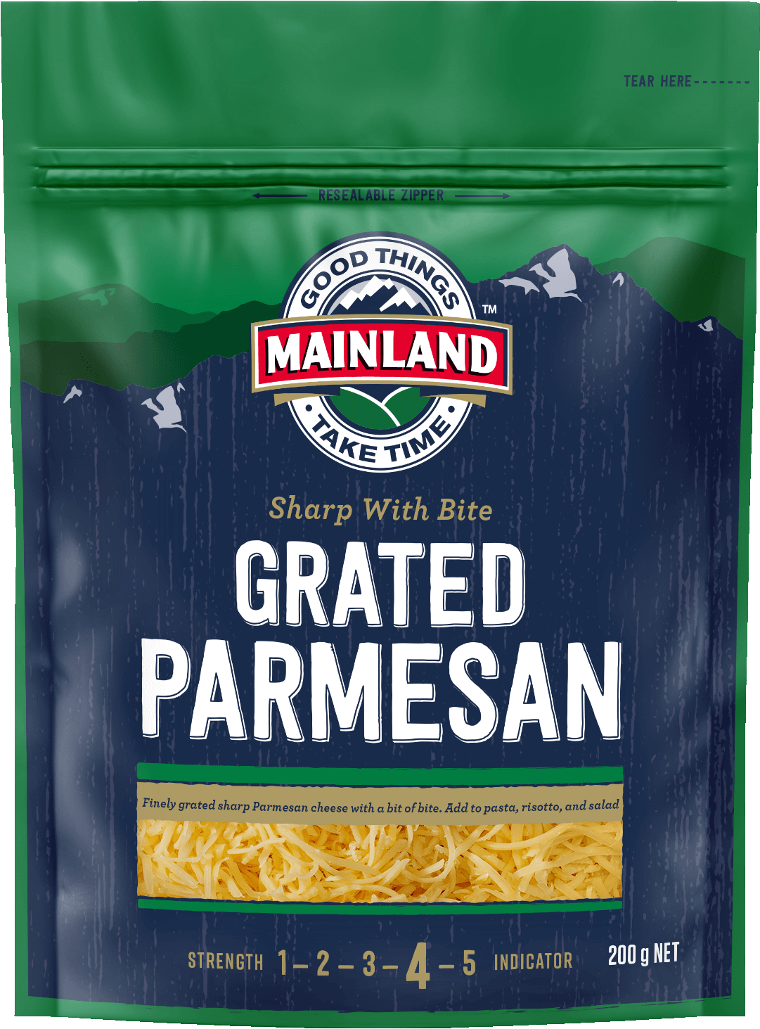 Mainland Parmesan Grated Cheese 200g