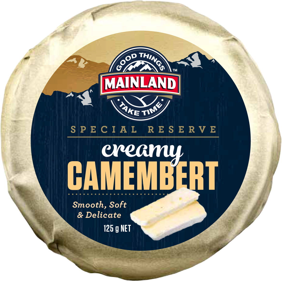 Mainland Special Reserve Creamy Camembert Cheese 125g