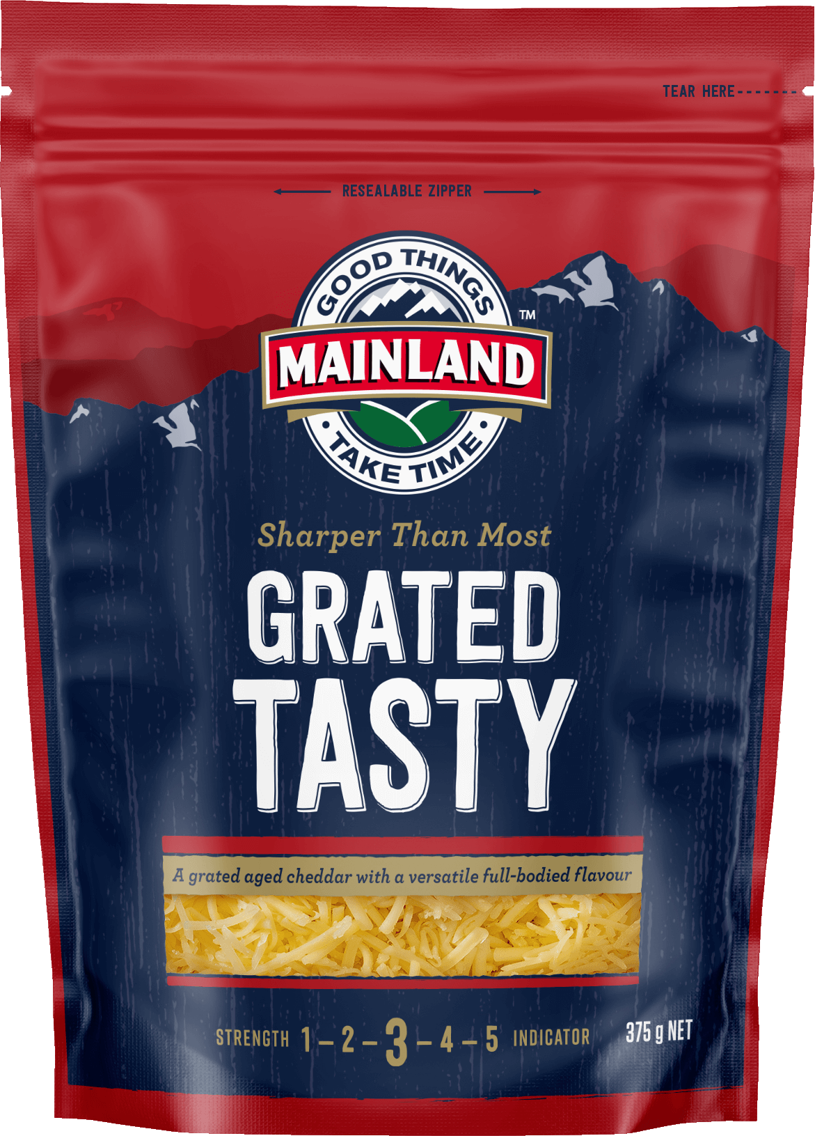 Mainland Tasty Grated Cheese 375g